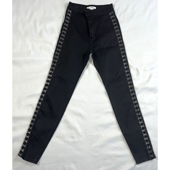 K Jordan Denim - K Jordan Jeans Size 8 Embellished Sides